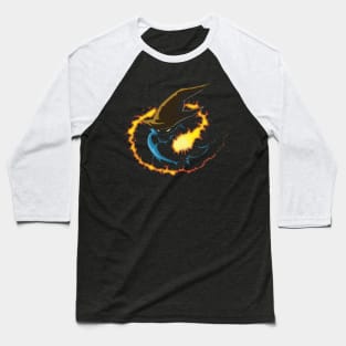 Black Mage Shadow Baseball T-Shirt